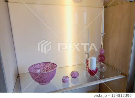 Stylish handmade fine glassware for interior decoration Stylish handmade fine glassware for interior decoration 124815396