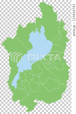 分割できる滋賀県地図 124816783