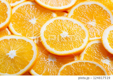 Orange fruit pattern 124817519
