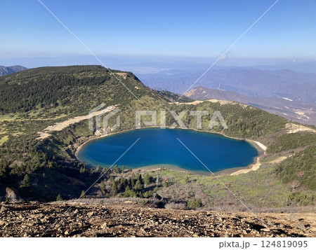 一切経山から望む魔女の瞳(五色沼) 124819095