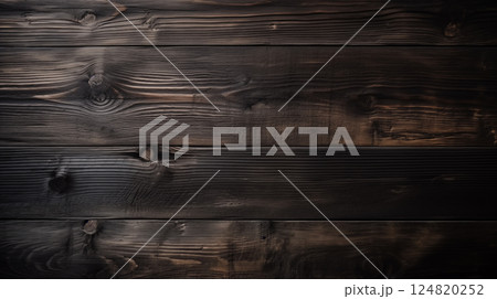 Wooden Texture. Close up of wall made of wooden planks 124820252