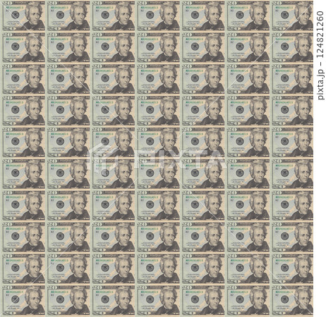 US President Jackson in the twenty-dollar bill US President Jackson in the twenty-dollar bill 124821260