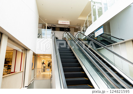 調布パルコ　7Fレストランフロアへのエスカレーター　東京都調布市小島町 124821595