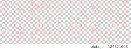 春爛漫、桜満開桜吹雪が舞うシンプルな背景イラストと透過背景 春爛漫、桜満開桜吹雪が舞うシンプルな背景イラストと透過背景 124821608