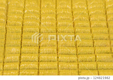 Pistachio baklava. Golden baklava pieces aligned in perfect rows, shines with rich color. Food background Pistachio baklava. Golden baklava pieces aligned in perfect rows, shines with rich color. Food background 124821982