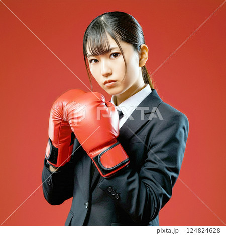 Girl Boxer 124824628