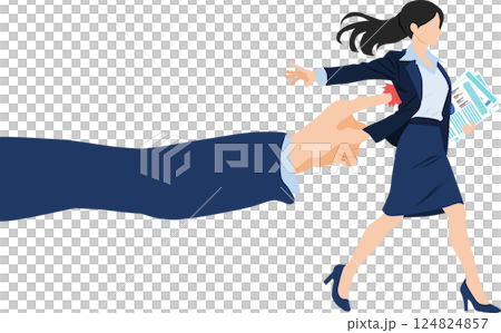 ナッジ理論のイラスト ナッジ理論のイラスト 124824857