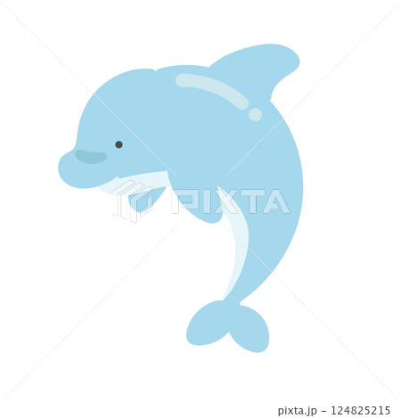 イルカ イラスト イルカ イラスト 124825215