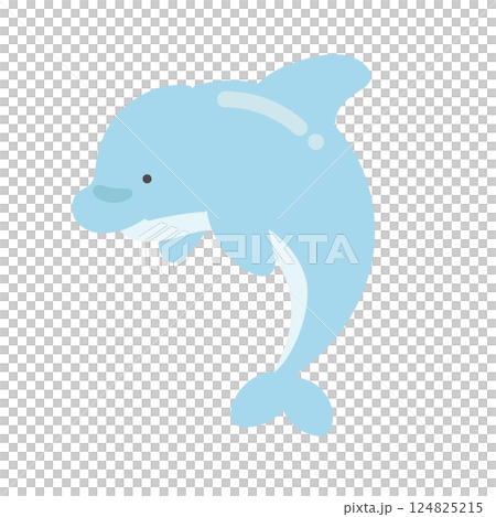 イルカ イラスト イルカ イラスト 124825215