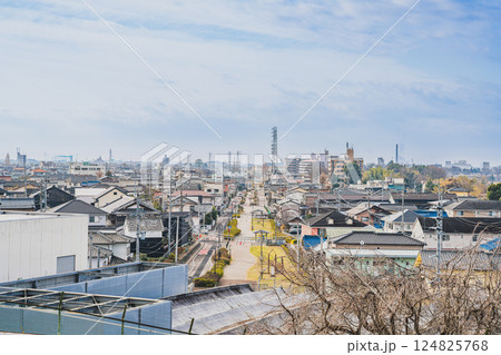 犬山市にある犬山城周辺の風景(愛知県) 124825768