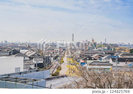 犬山市にある犬山城周辺の風景(愛知県) 124825769