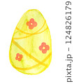 水彩で描いたイースターエッグ 124826179