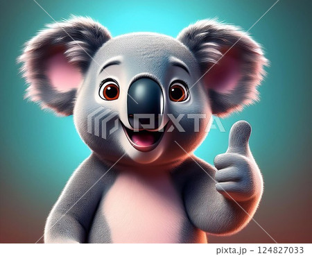 Koala Thumps up 124827033