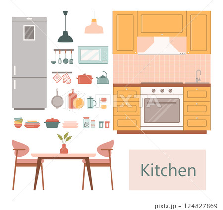 Kitchen elements_03 Kitchen elements_03 124827869
