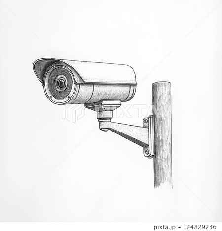 Security camera monitor surveillance technology with urban safety system and device 124829236