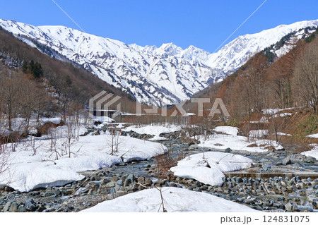 北アルプス後立山連峰 4月の不帰ノ嶮 北アルプス後立山連峰 4月の不帰ノ嶮 124831075