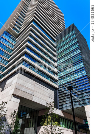 東京　港区 西新橋の都市風景　日比谷フォートタワー 124831665
