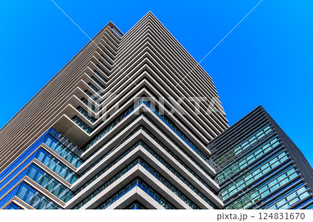 東京 港区 西新橋の都市風景 日比谷フォートタワー 東京 港区 西新橋の都市風景 日比谷フォートタワー 124831670