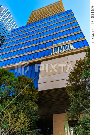 東京　港区 西新橋の都市風景　日比谷フォートタワー 124831676