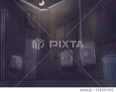 夜の路地裏 夜の路地裏 124831763
