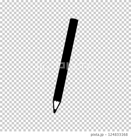 鉛筆插畫-單色 124833168