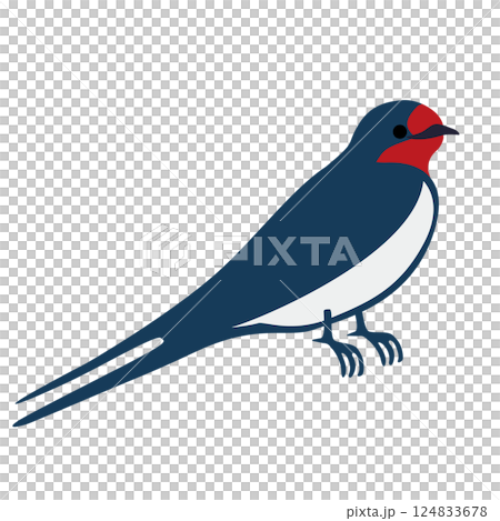 燕子向量插圖 124833678