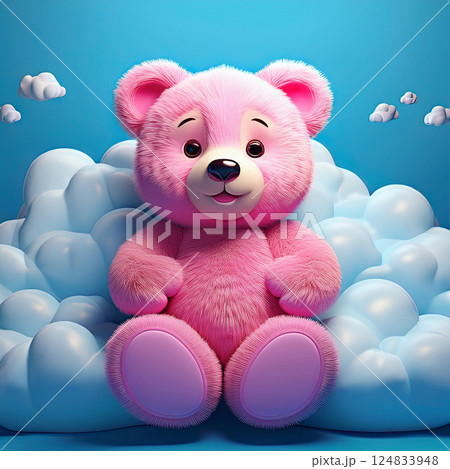 pink Teddybear pink Teddybear 124833948