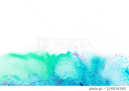 水彩フレーム 124834560