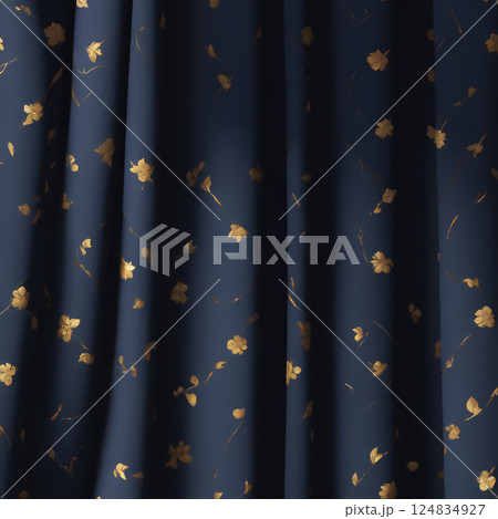 花模様のある布地 花模様のある布地 124834927