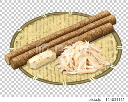 牛蒡根和牛蒡絲（附濾鍋） 124835185