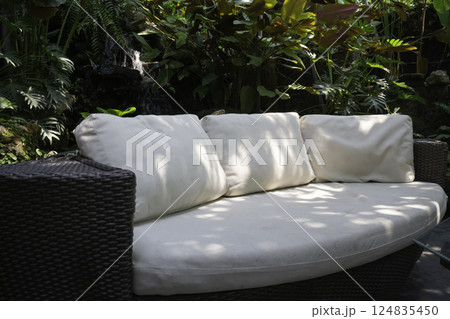 Coffee shop interior vintage style in Thailand, stock photo 124835450