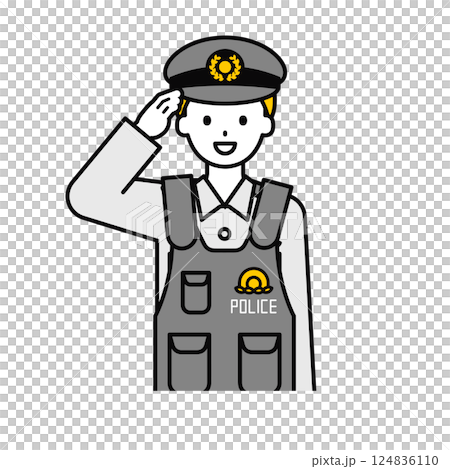 上半身pose_簡單警官男17 上半身pose_簡單警官男17 124836110