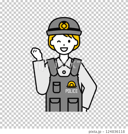 上身pose_簡單女警05 上身pose_簡單女警05 124836118