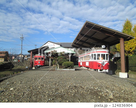 【名鉄】モ750形とモ510形（谷汲線：谷汲駅跡） 124836904