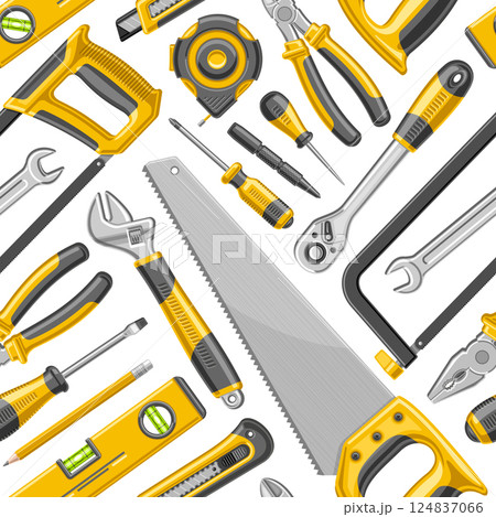Vector Handyman Tools seamless pattern Vector Handyman Tools seamless pattern 124837066