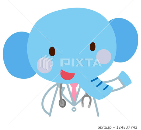 ゾウのお医者さん 124837742