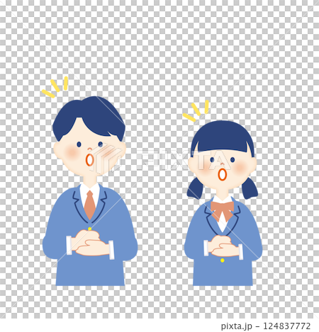 Blazer student I see! Upper body 124837772