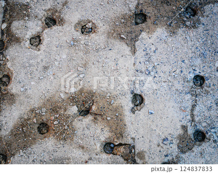 The Cement surface in construction area image Background concept. The Cement surface in construction area image Background concept. 124837833