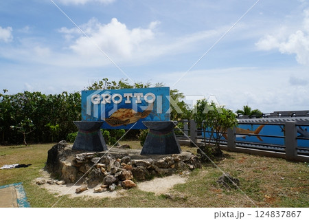 青の洞窟　サイパン島 124837867