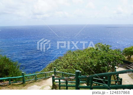 バード・アイランド展望台からの眺め サイパン島 バード・アイランド展望台からの眺め サイパン島 124837868