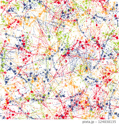 ペンキを叩きつけたようなスプラッタ柄, ペンキを叩きつけたようなスプラッタ柄, 124838135