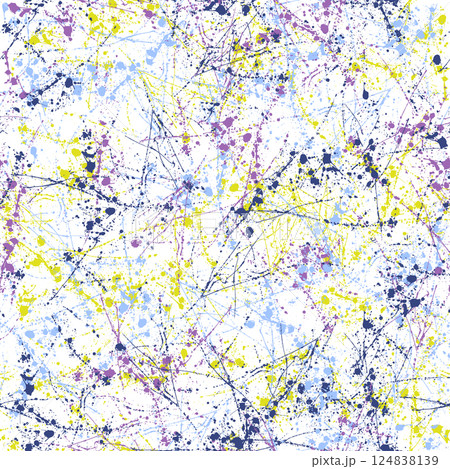 ペンキを叩きつけたようなスプラッタ柄, ペンキを叩きつけたようなスプラッタ柄, 124838139