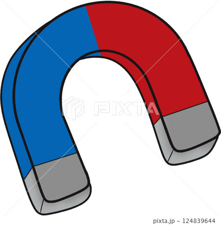 The illustration of a magnet The illustration of a magnet 124839644