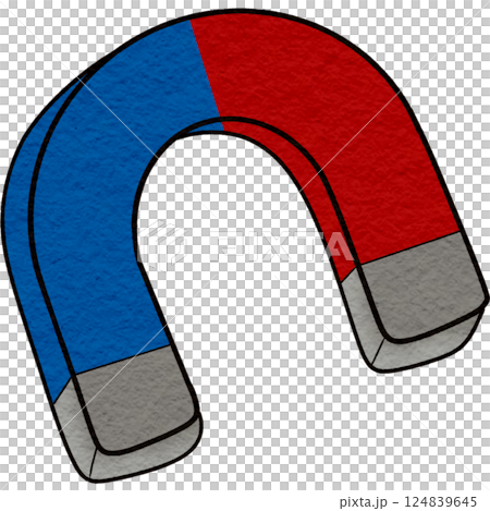 The illustration of a magnet The illustration of a magnet 124839645