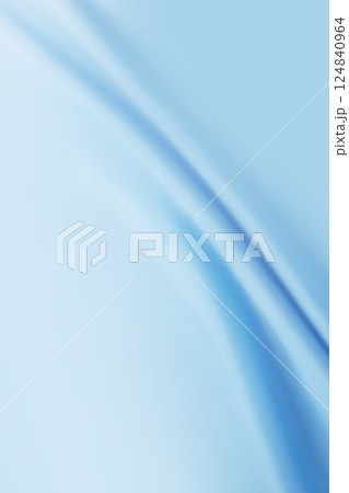 ドレープある背景素材_水色 ドレープある背景素材_水色 124840964