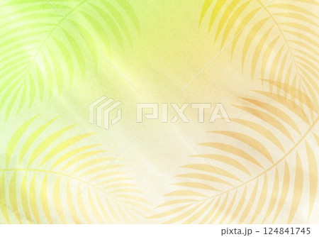 ヤシのシルエット背景 ヤシのシルエット背景 124841745