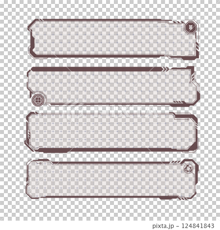 Interface frame border set 124841843