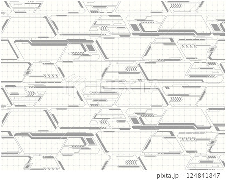 インターフェースフレーム枠セット 124841847