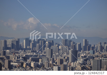 Aerial View of Modern Cityscape With High Rise Buildings Dec 8 2024 124842317
