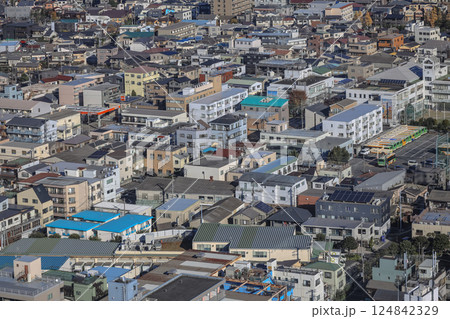 Panoramic View of Urban Cityscape Under a Clear Sky Dec 8 2024 Panoramic View of Urban Cityscape Under a Clear Sky Dec 8 2024 124842329